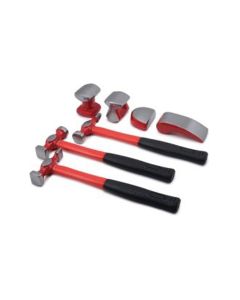 TIT15084 image(0) - TITAN 7-PC AUTO BODY HAMMER SET WITH THRE