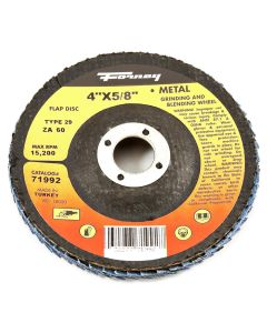 FOR71992 image(1) - Forney Industries Flap Disc, Type 29, 4 in x 5/8 in, ZA60