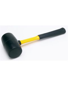 WLMM7132 image(0) - Wilmar Corp. / Performance Tool 32OZ RUBBER HAMMER W/ FIBREGLASS HANDLE