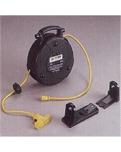 GEN2200-3000 image(0) - General Manufacturing MID-SIZE POWER SUPPLY REEL 40' 12/3 SJTOW CORD 15AMP TRIPLE OUTLET W/GFCI