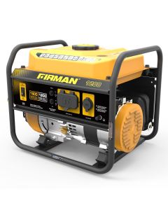 FRGP01202 image(0) - Firman Open Frame 1300/1050W Recoil Gasoline Powered Portable Generator with 12V Outlet