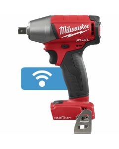 MLW2759-20 image(1) - Milwaukee Tool M18 FUEL 1/2" Compact Impact Wrench w/ ONE-KEY with Pin Detent