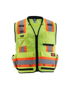 MLW48-73-5161 image(0) - Class 2 Surveyor's High Visibility Yellow Safety Vest - S/M