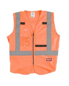 MLW48-73-5032 image(0) - Milwaukee Tool Hi Vis Orange Safety Vest - L/XL