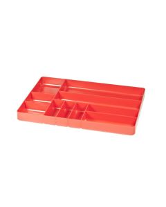 ERN5010 image(0) - Ernst Mfg. 10 Compartment Organizer Tray Red