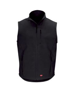VFIVP62BK-RG-M image(0) - Workwear Outfitters Soft Shell Vest -Black-Medium