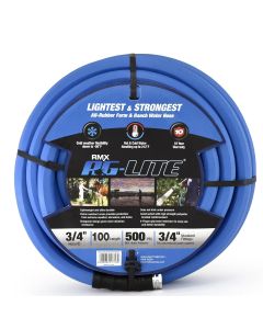 BLBBSAL34100 image(1) - BluBird BluBird AG-Lite Rubber Hot & Cold Water Hose; 3/4" x 100'