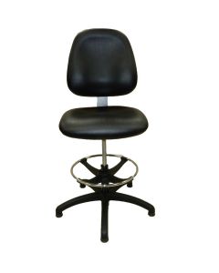LDS1010575 image(0) - LDS (ShopSol) Workbench Big & Tall Chair Vinyl 400 lbs Capacity