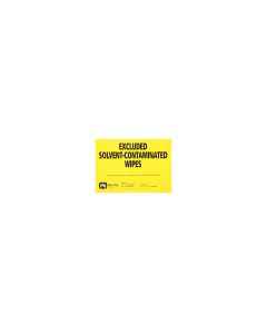NPGSGN1090-423 image(0) - New Pig Solvent Contaminated Wipes Label (Pack of 5)