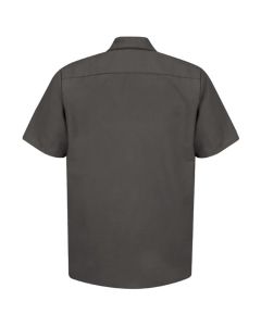VFISP24CH-SSL-XL image(0) - Workwear Outfitters Men's Short Sleeve Indust. Work Shirt Charcoal, XL Long