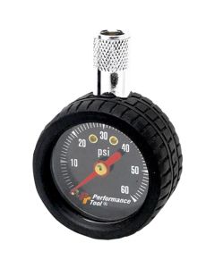 WLMW1915 image(0) - Wilmar Corp. / Performance Tool TIRE PRESSURE GAUGE-BLACK-DIAL