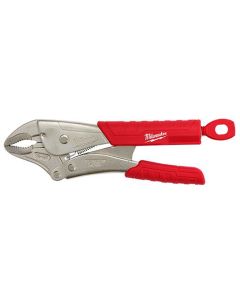 MLW48-22-3410 image(0) - Milwaukee Tool 10" Locking Pliers  Curved Jaw w/ Durable Grip