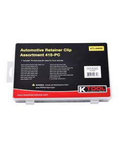 KTI04630 image(0) - K Tool International Automotive Retainer Clip Assortment 415pc