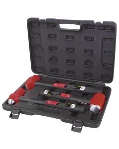 KTI71760 image(0) - K Tool International Forged Steel Hammer 3-Piece Kit