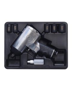 CPT749KM image(0) - Chicago Pneumatic CP749KM 1/2" IMPACT WRENCH KIT METRIC