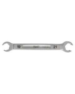MLW45-96-8355 image(0) - Milwaukee Tool 19mm X 21mm Double End Flare Nut Wrench