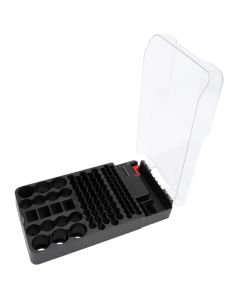 WLMW3001 image(0) - Wilmar Corp. / Performance Tool 104 Slot Battery Organizer