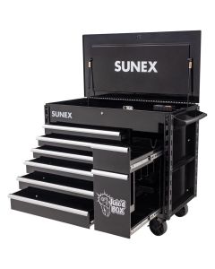 Sunex Juic-d Box 7 Drawer Power Cart w/Dedicated power tool storage and Power