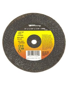 FOR71840 image(0) - CUT-OFF WHEEL, METAL, TYPE 1 (FLAT), 3 IN X 1/16 IN X 1/4 IN
