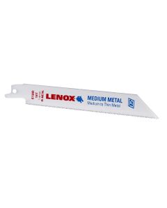 LEX22751 image(0) - Lenox Tools Reciprocating Saw Blades, 618R, Bi-Metal, 6 in. Lo