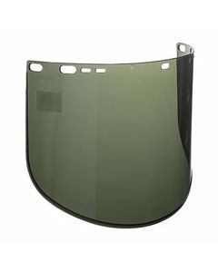SRW29086 image(0) - Jackson Safety Jackson Safety - Replacement Windows for F40 Propionate Face Shields - Dark Green - 9" x 15.5" x .060" - G Shaped - Unbound - (12 Qty Pack)