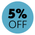 5 Percent Off